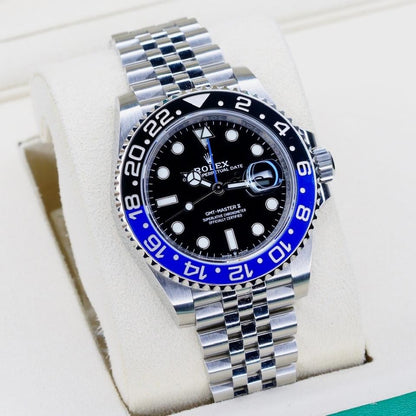 Rolex GMT-Master II 126710BLNR 40mm Black Dial Black & Blue Bezel Jubilee Bracelet