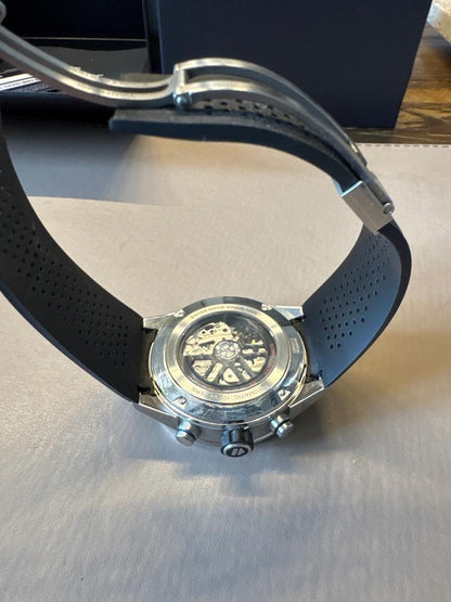 TAG Heuer Carrera Calibre Heuer 02 GMT CBG2A1Z.FT6157 45mm Blue Dial Automatic Chronograph Watch