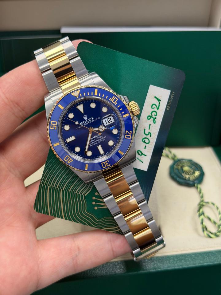 Rolex Submariner Date 126613LB 41mm Blue Dial Two-Tone Automatic Watch