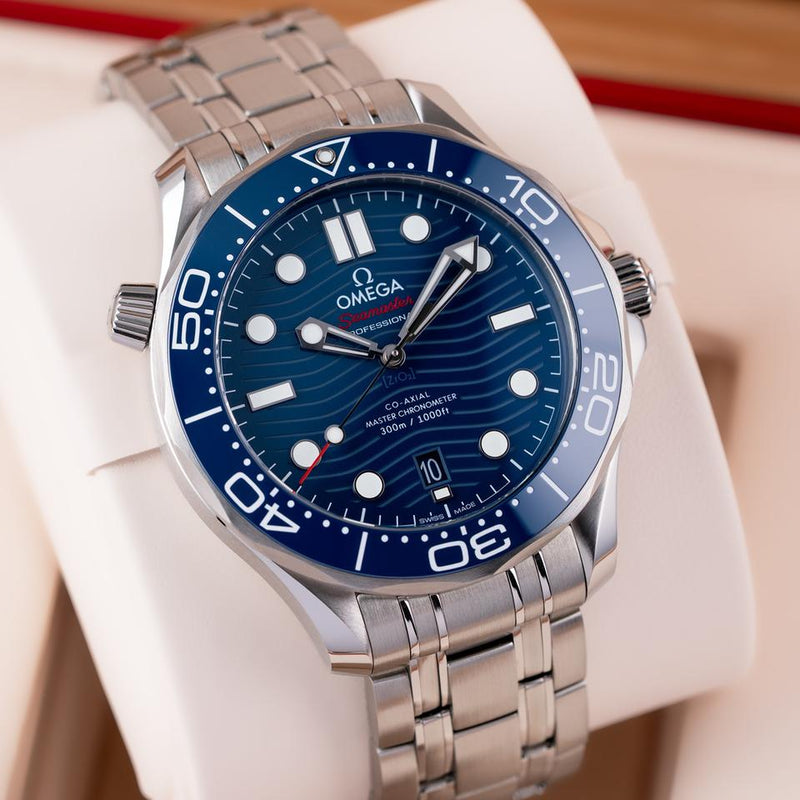 OMEGA Seamaster Diver 300M 210.30.42.20.03.001 42mm Blue Dial Stainless Steel Automatic Watch
