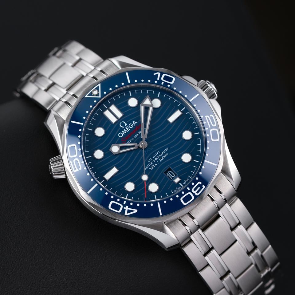 OMEGA Seamaster Diver 300M 210.30.42.20.03.001 42mm Blue Dial Stainless Steel Automatic Watch