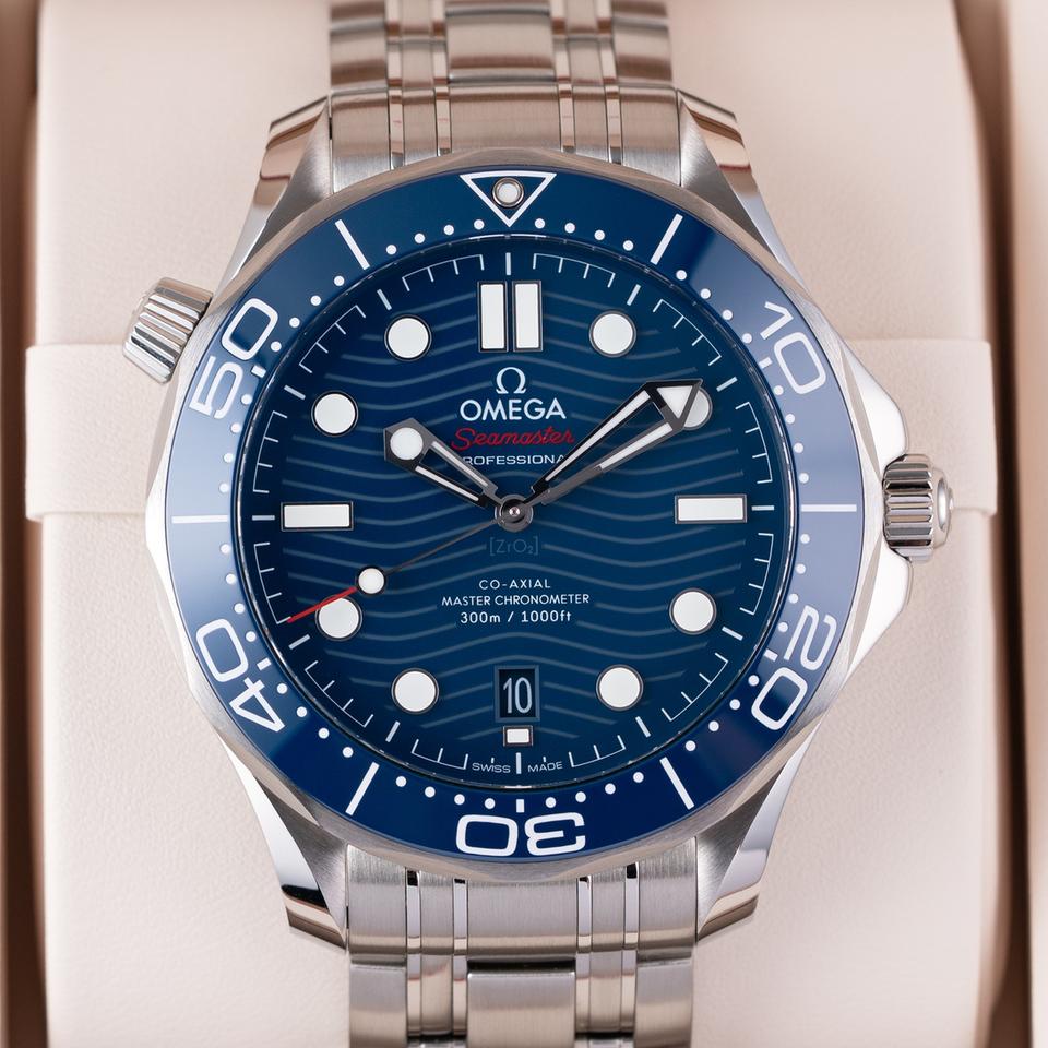 OMEGA Seamaster Diver 300M 210.30.42.20.03.001 42mm Blue Dial Stainless Steel Automatic Watch