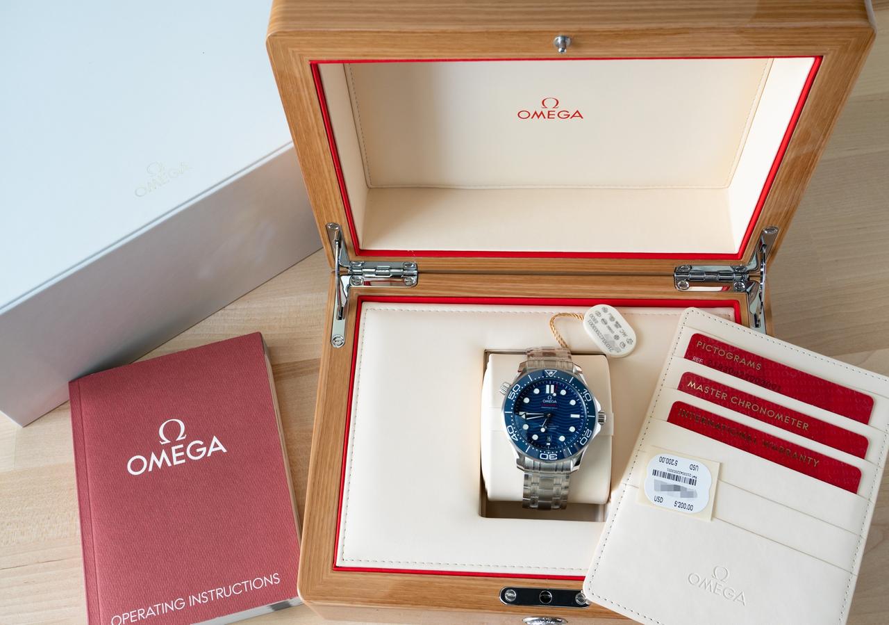 OMEGA Seamaster Diver 300M 210.30.42.20.03.001 42mm Blue Dial Stainless Steel Automatic Watch