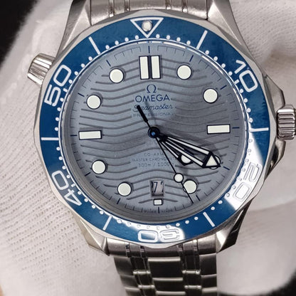 OMEGA Seamaster Diver 300M 210.30.42.20.06.001 42mm Grey Wave Dial Stainless Steel Automatic Watch