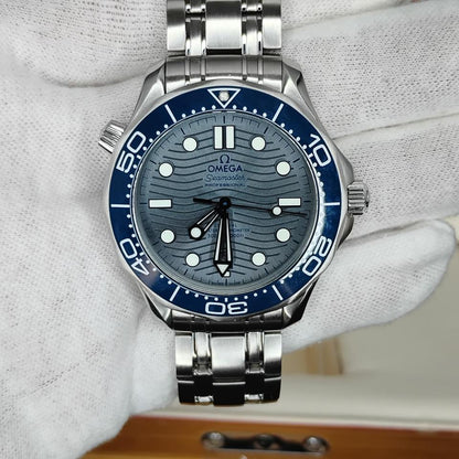 OMEGA Seamaster Diver 300M 210.30.42.20.06.001 42mm Grey Wave Dial Stainless Steel Automatic Watch