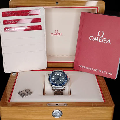 OMEGA Seamaster Diver 300M 210.30.42.20.06.001 42mm Grey Wave Dial Stainless Steel Automatic Watch