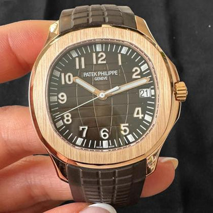 Patek Philippe Aquanaut 5167R-001 40mm Rose Gold Brown Dial Automatic Watch