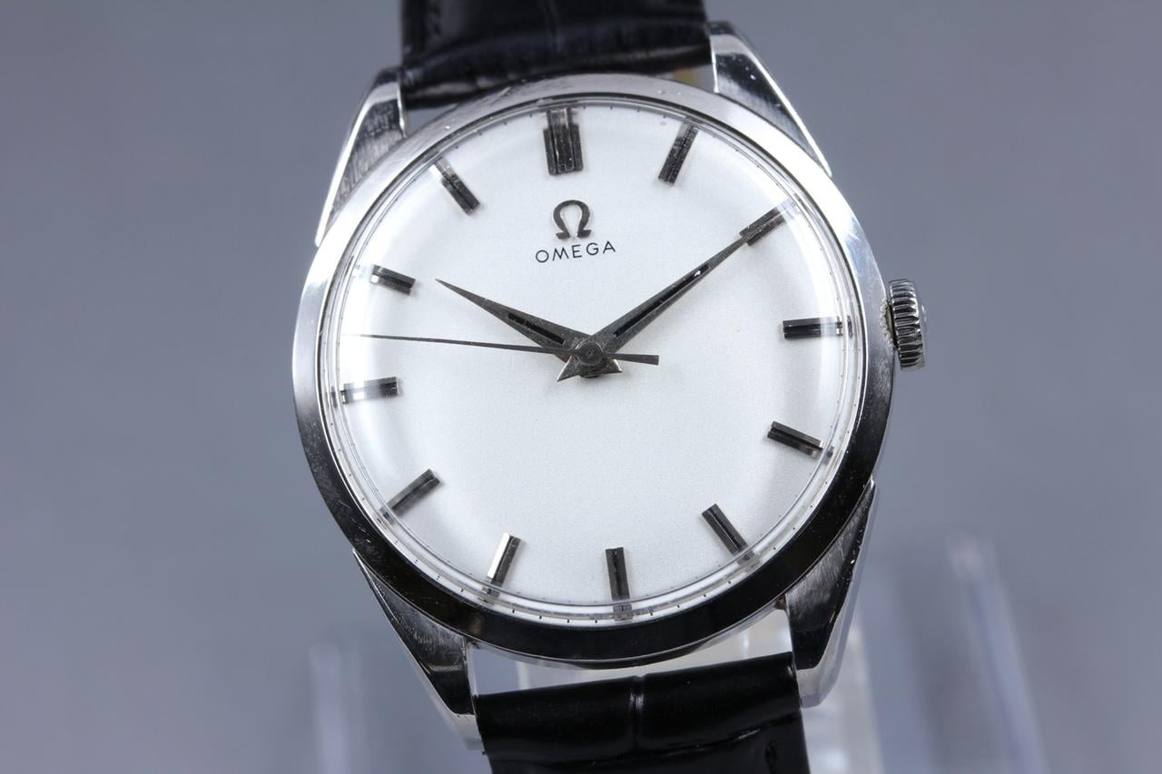 OMEGA Seamaster De Ville 166.020 34mm Silver Dial Manual-Winding Vintage Watch