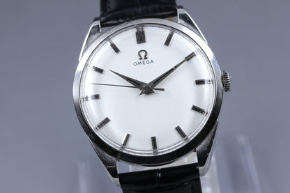 OMEGA Seamaster De Ville 166.020 34mm Silver Dial Manual-Winding Vintage Watch