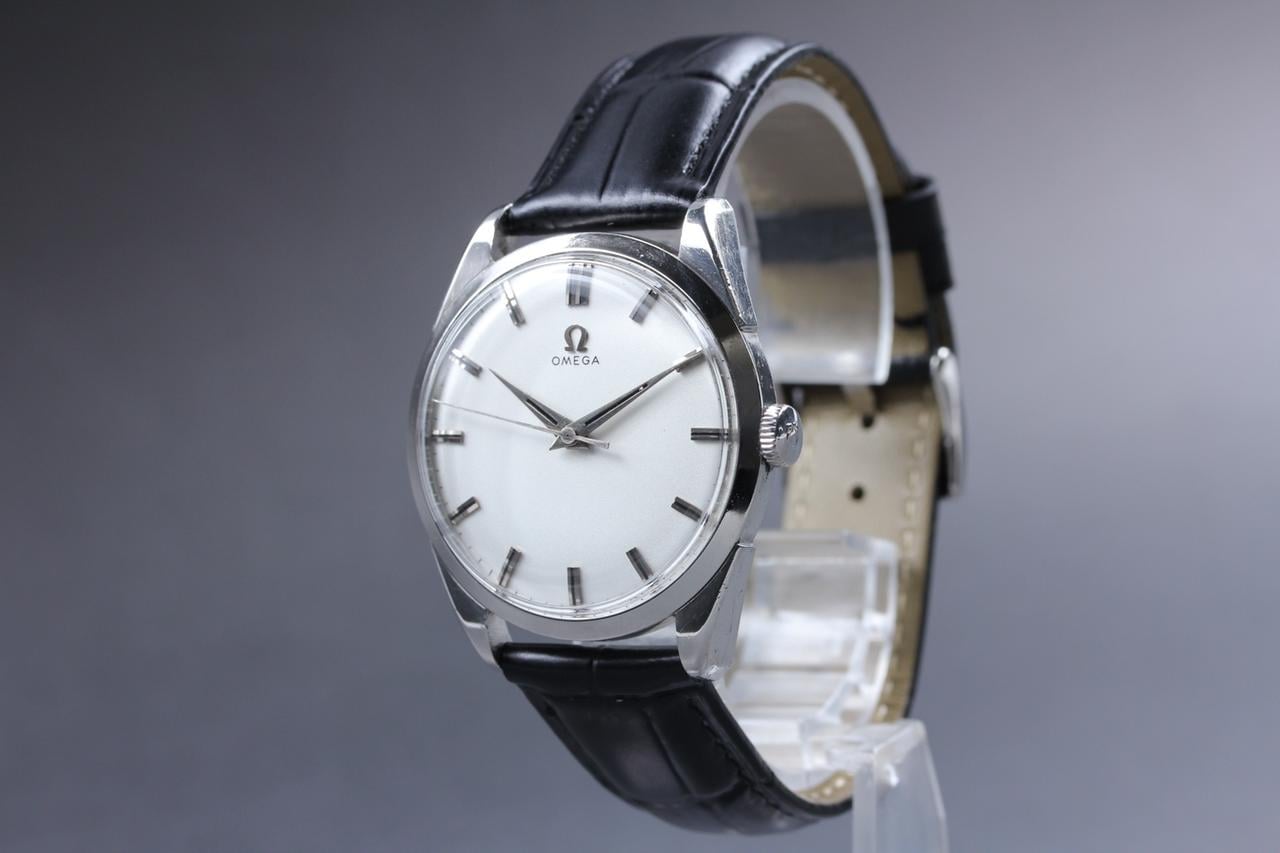 OMEGA Seamaster De Ville 166.020 34mm Silver Dial Manual-Winding Vintage Watch