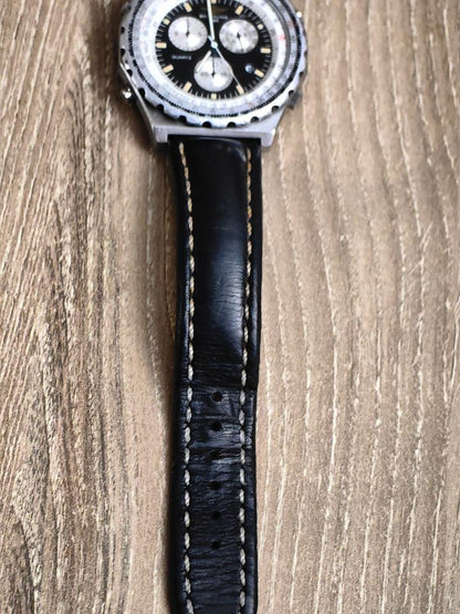 Breitling Jupiter Pilot A59028 42mm Black Dial Quartz Chronograph Watch