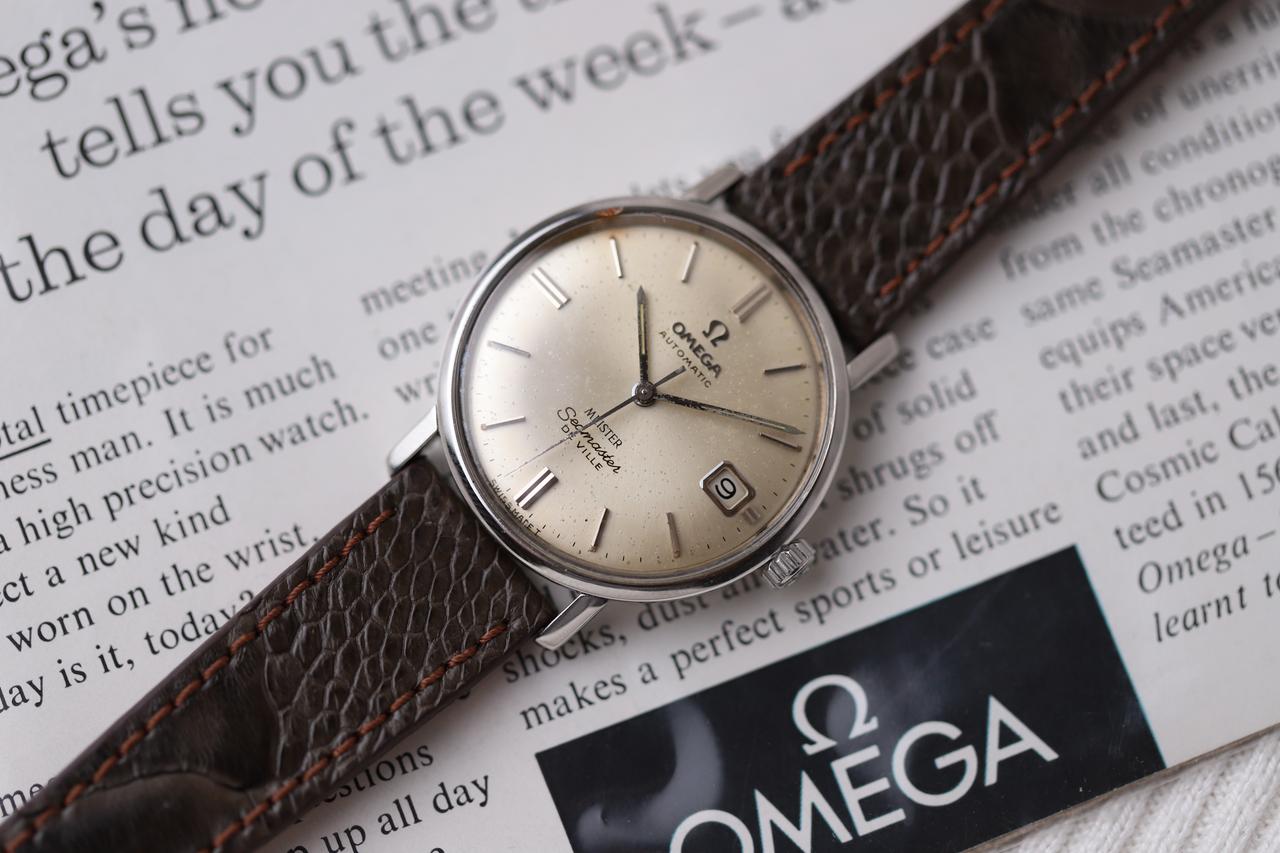 OMEGA Seamaster De Ville 166.020 34mm Silver Dial Automatic Vintage Watch