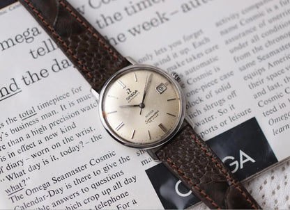 OMEGA Seamaster De Ville 166.020 34mm Silver Dial Automatic Vintage Watch
