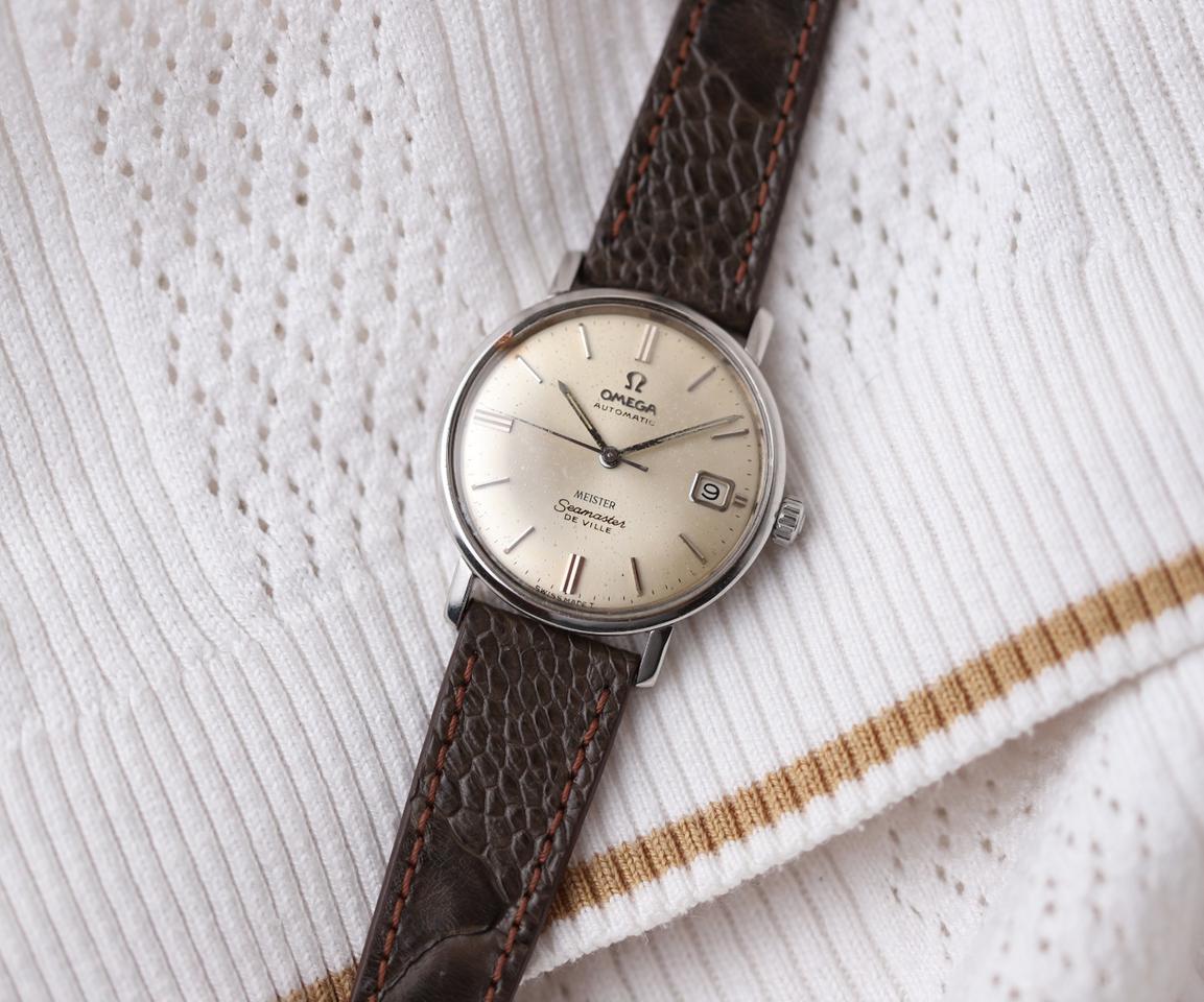 OMEGA Seamaster De Ville 166.020 34mm Silver Dial Automatic Vintage Watch