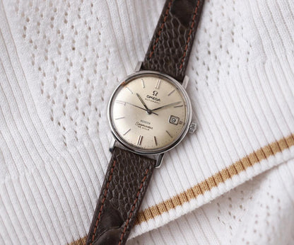 OMEGA Seamaster De Ville 166.020 34mm Silver Dial Automatic Vintage Watch