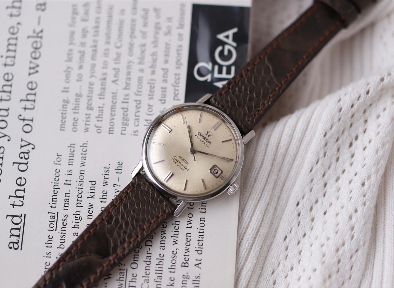 OMEGA Seamaster De Ville 166.020 34mm Silver Dial Automatic Vintage Watch