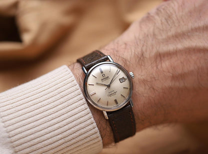 OMEGA Seamaster De Ville 166.020 34mm Silver Dial Automatic Vintage Watch