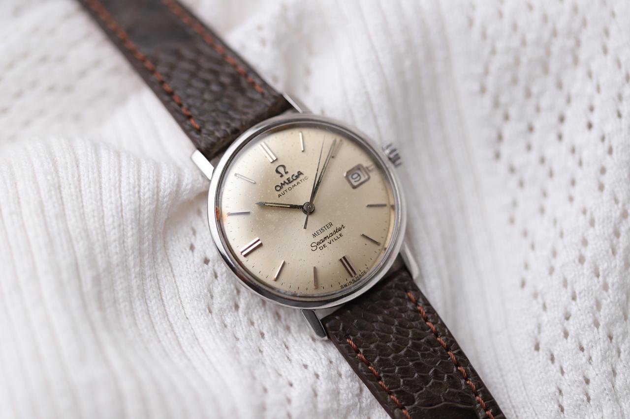 OMEGA Seamaster De Ville 166.020 34mm Silver Dial Automatic Vintage Watch