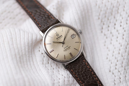 OMEGA Seamaster De Ville 166.020 34mm Silver Dial Automatic Vintage Watch