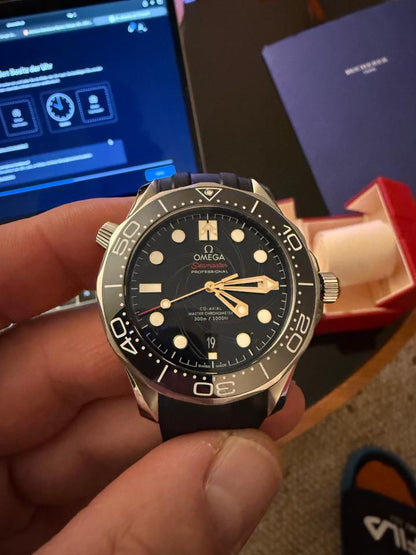 Omega Seamaster Diver 300M James Bond 42mm Black Dial Automatic Watch