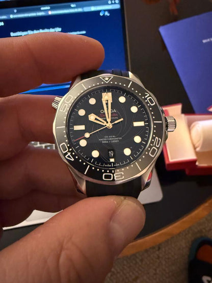 Omega Seamaster Diver 300M James Bond 42mm Black Dial Automatic Watch