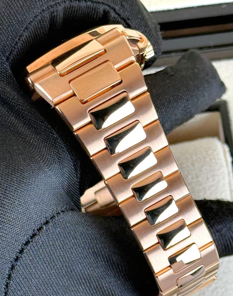 Patek Philippe Nautilus 5980/1R-001 40.5mm Rose Gold Brown Dial Automatic Chronograph Watch