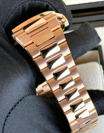 Patek Philippe Nautilus 5980/1R-001 40.5mm Rose Gold Brown Dial Automatic Chronograph Watch