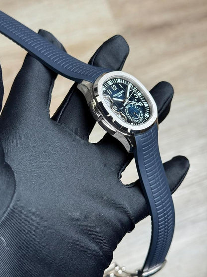 Patek Philippe Aquanaut Advanced Research 5650G-001 40.8mm White Gold Blue Dial Automatic Watch