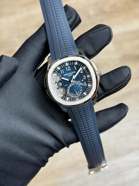 Patek Philippe Aquanaut Advanced Research 5650G-001 40.8mm White Gold Blue Dial Automatic Watch