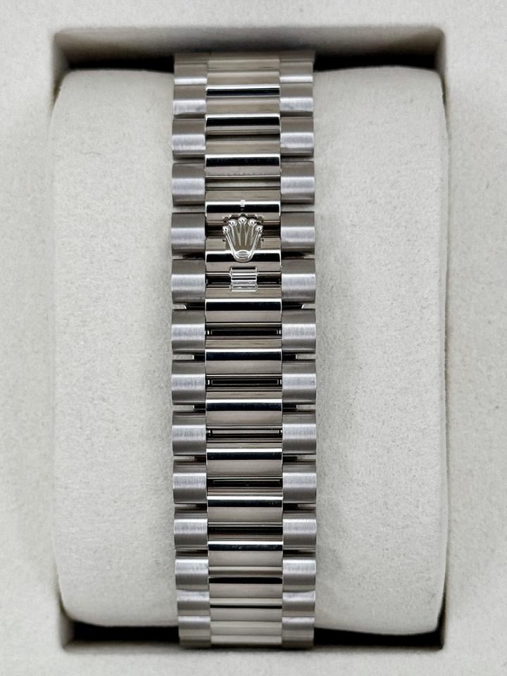 Rolex Day-Date 40 228239 40mm White Gold Meteorite Diamond Dial President Bracelet