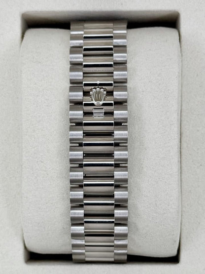 Rolex Day-Date 40 228239 40mm White Gold Meteorite Diamond Dial President Bracelet