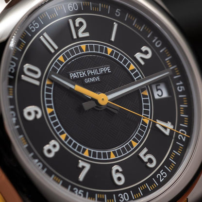 Patek Philippe Calatrava 6007G-001 40mm White Gold Black Dial Automatic Watch