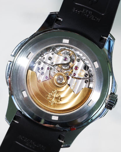 Patek Philippe Aquanaut Travel Time 5164A-001 40.8mm Stainless Steel Black Dial Automatic Watch