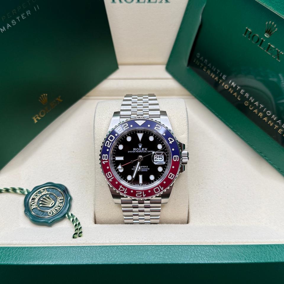 Rolex GMT-Master II 126710BLRO 40mm Black Dial Pepsi Bezel Jubilee Bracelet