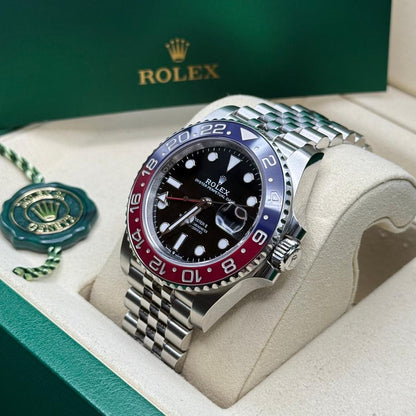 Rolex GMT-Master II 126710BLRO 40mm Black Dial Pepsi Bezel Jubilee Bracelet