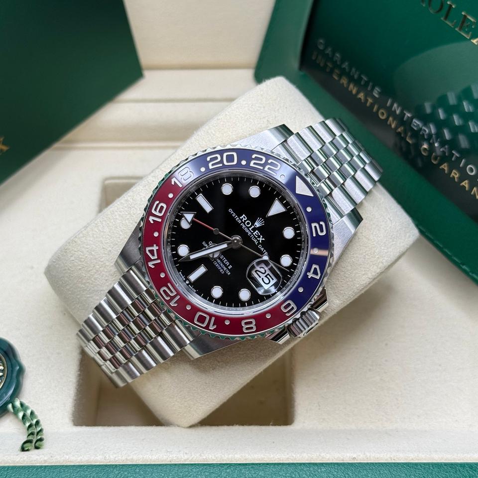 Rolex GMT-Master II 126710BLRO 40mm Black Dial Pepsi Bezel Jubilee Bracelet