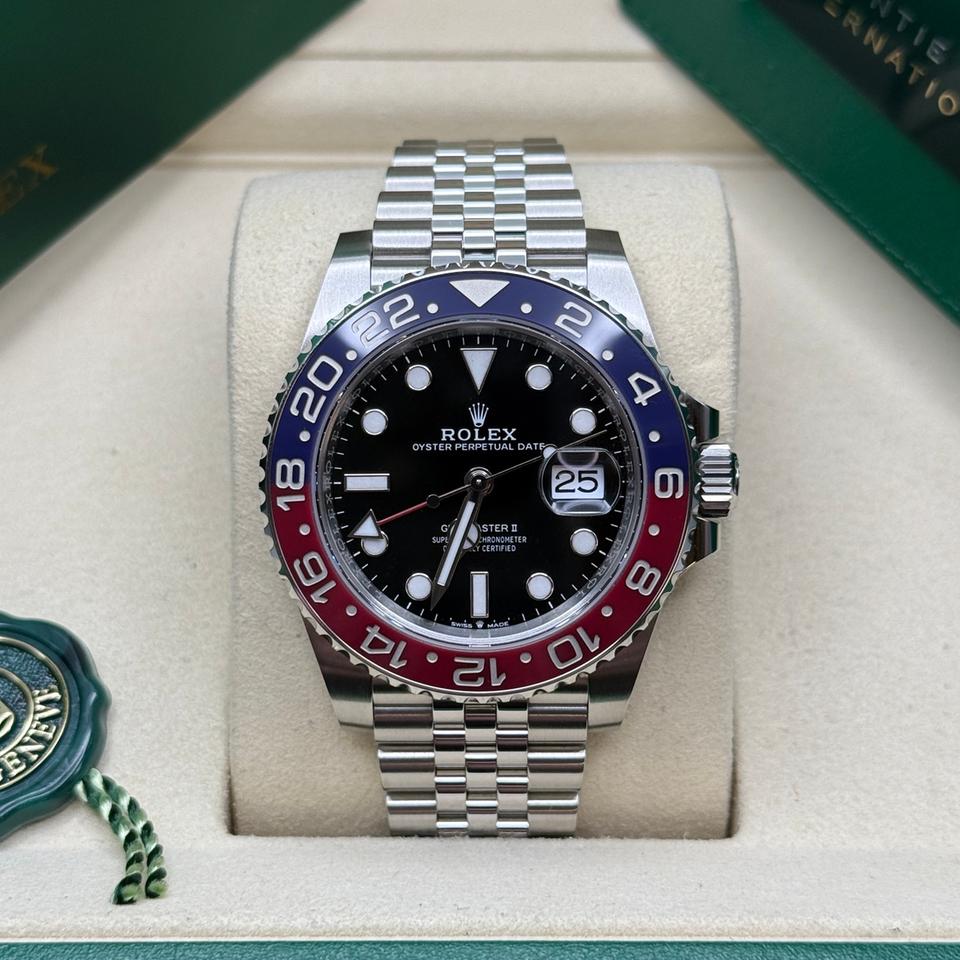 Rolex GMT-Master II 126710BLRO 40mm Black Dial Pepsi Bezel Jubilee Bracelet