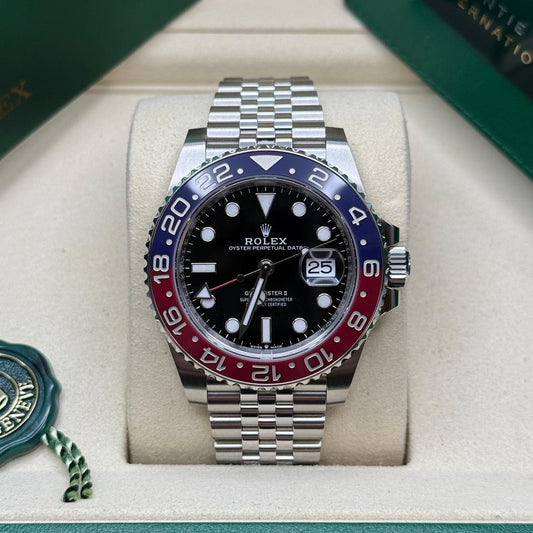 Rolex GMT-Master II 126710BLRO 40mm Black Dial Pepsi Bezel Jubilee Bracelet