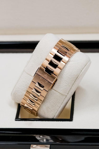 Patek Philippe Nautilus Travel Time 5990/1R-001 40.5mm Rose Gold Blue Dial Automatic Watch