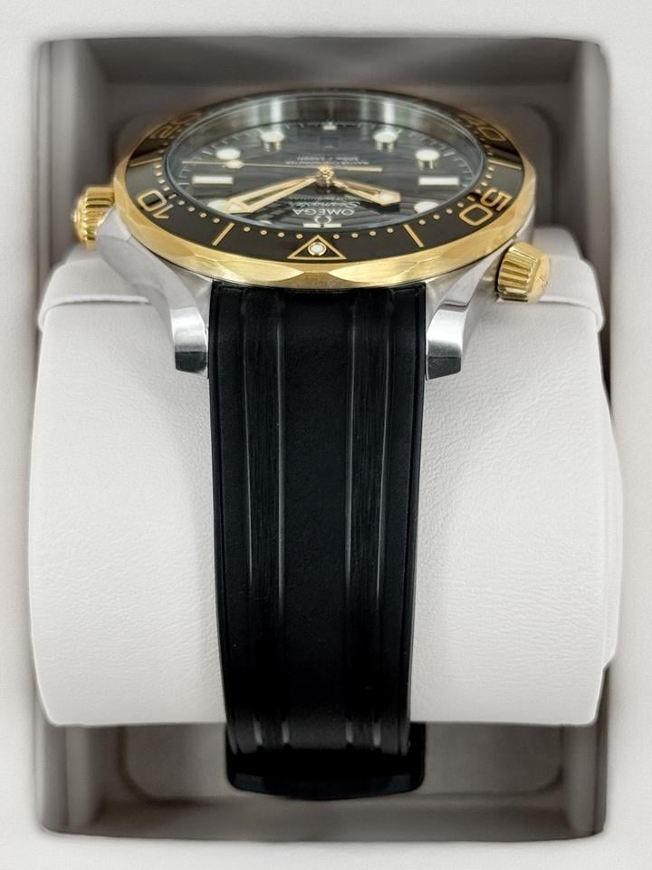 OMEGA Seamaster Diver 300M 42mm Two-Tone Black Dial Automatic Watch