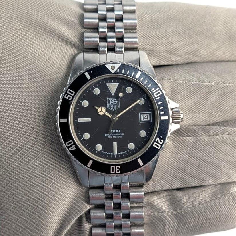 TAG Heuer Professional 1000 980.013N 37mm Black Dial Quartz Dive Watch