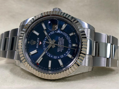 Rolex Sky-Dweller 326934 42mm Blue Dial Oyster Bracelet Automatic Watch