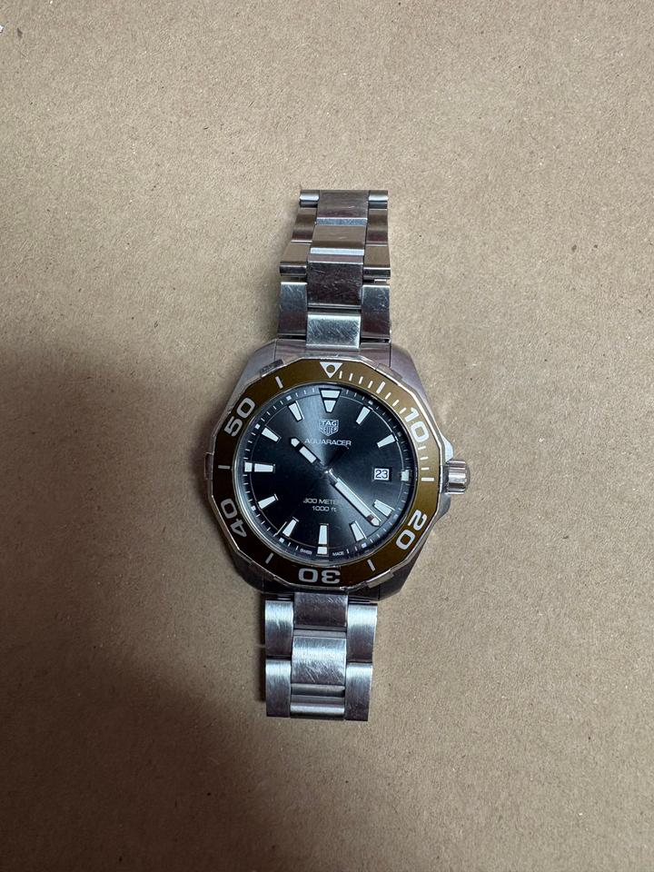 TAG Heuer Aquaracer WAY101B.BA0746 43mm Black Dial Quartz Watch