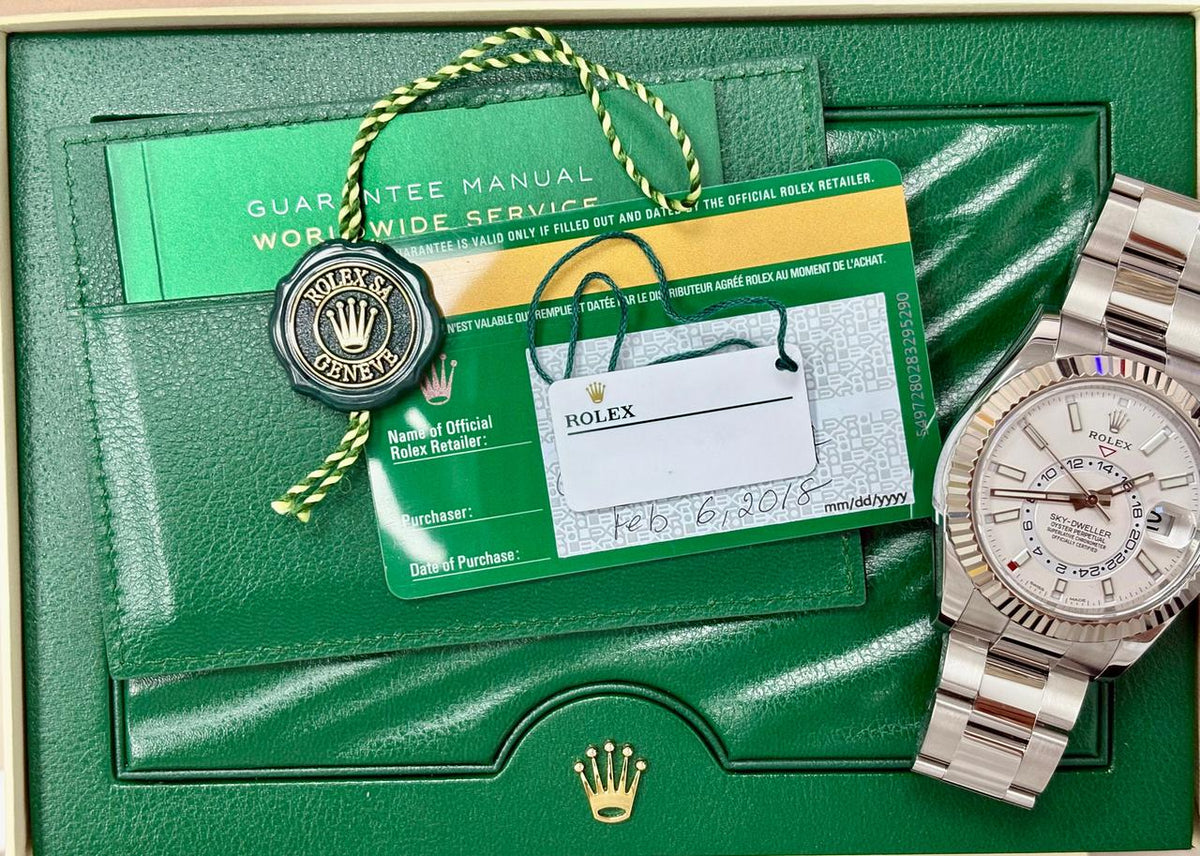 Rolex Sky-Dweller 326934 42mm White Dial Automatic Watch