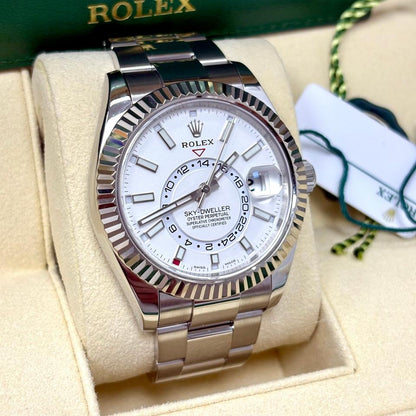 Rolex Sky-Dweller 326934 42mm White Dial Automatic Watch