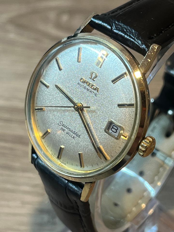 OMEGA Seamaster De Ville 166.020 34mm Stardust Dial Automatic Vintage Watch