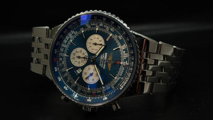 Breitling Navitimer Heritage A35350 43mm Blue Dial Automatic Chronograph Watch