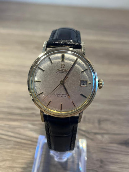 OMEGA Seamaster De Ville 166.020 34mm Stardust Dial Automatic Vintage Watch