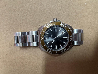 TAG Heuer Aquaracer WAY101B.BA0746 43mm Black Dial Quartz Watch