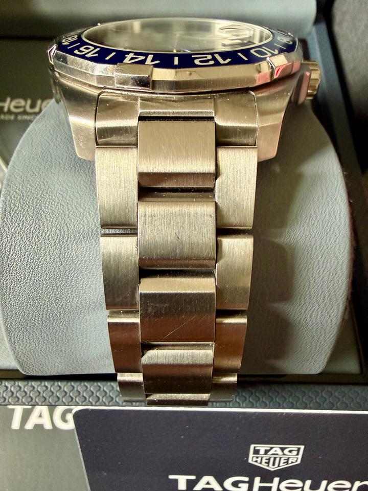 TAG Heuer Aquaracer 300M GMT WAY201T.BA0927 43mm Blue Dial Automatic Watch